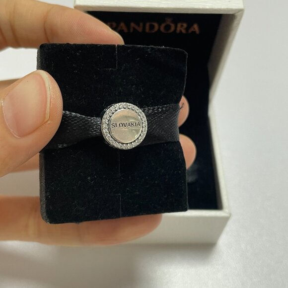 Pandora Slovakia Flag Exclusive Charm Bead - Picture 2 of 5